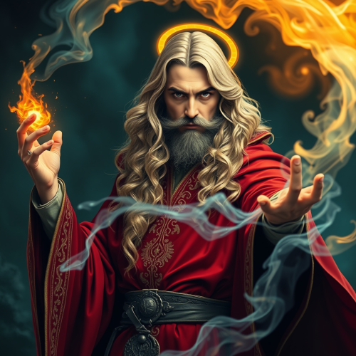 The Charismatic Sorcerer Casting a Magical Spell