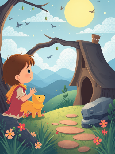 The Children's Story Book Illustration Design