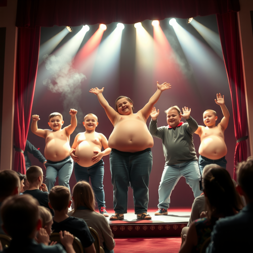 The Circus with 4 Year Olds' Enormous Bellies