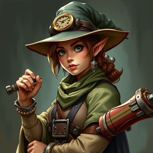 The Classy Lady Gnome Wizard Engineer in DnD