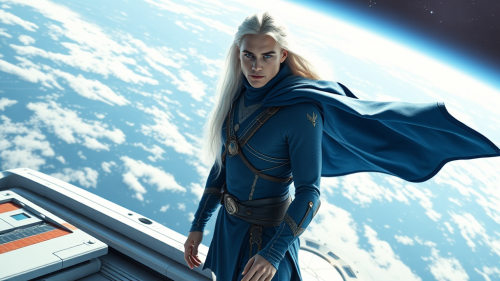 The Compassionate Pleiadian Commander with Tribal Aura