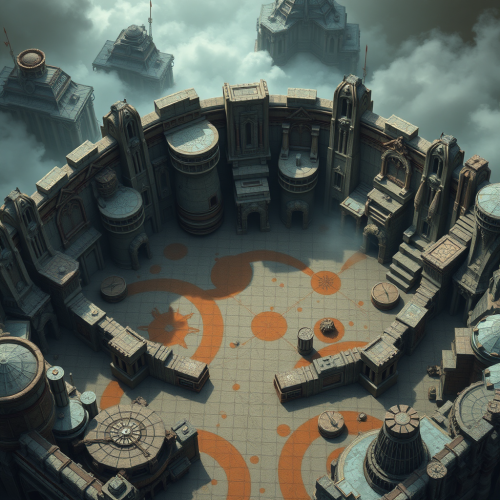 The Contaminated Arena DND Battle Map