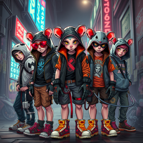 The Cyberpunk Kids Mimicking Street Rats
