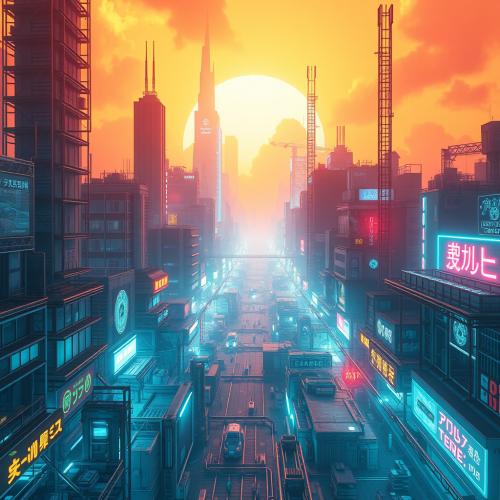 The Decline of Futuristic Neon Cities