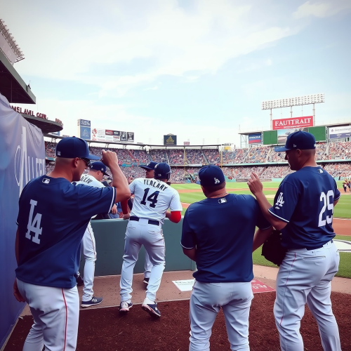 The Dodgers During a Tagging Play