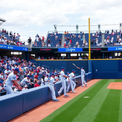 The Dodgers Tagging a Player