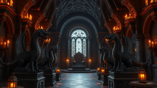 The Dwarven City Palace's Volcanic Throne Room