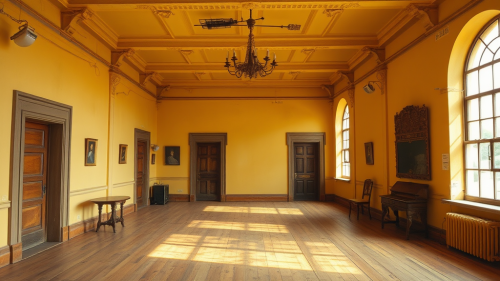 The Empty Yellow Brown History Studio