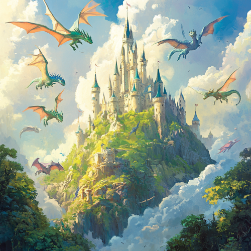The Enchanted Castle and Eight Soaring Dragons