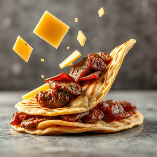 The Flying Doner Kebab Quesadilla Advertisement