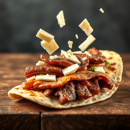 The Flying Doner Kebab Quesadilla Advertisement