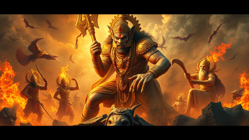 The Furious Attack of Lord Narasimha