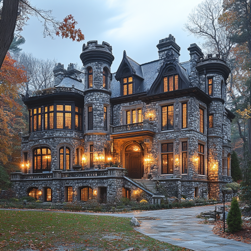 The Fusion of Gothic and Modern Mansion Architecture The Fusion of Gothic and Modern Mansion Architecture