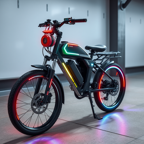 The Futuristic Cyberpunk Electric Bicycle