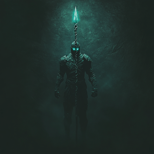 The Glowing-Eyed Warrior in Leather Armor