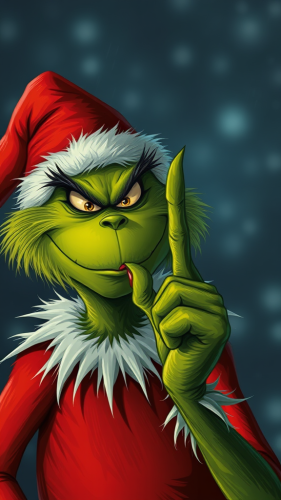 The Grinch Showing His Middle Finger