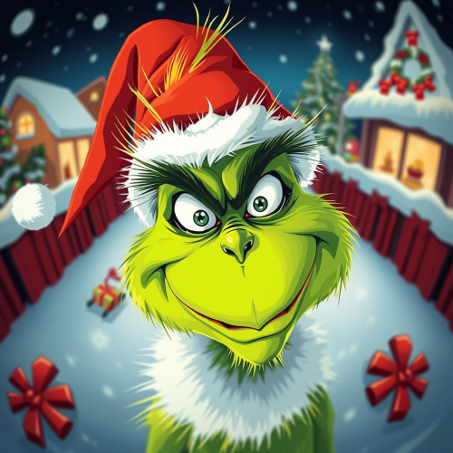 The Grinch Staring at You During Christmas