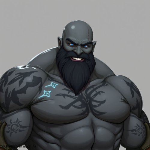 The Happy Bald Barbarian: A Dungeons & Dragons Concept