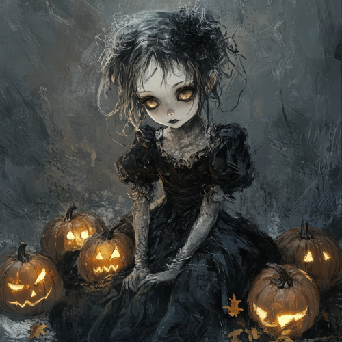 The Haunting Doll in Victorian Dress