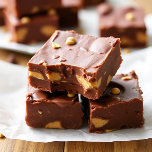 The Healthy Peanut Butter Chocolate Fudge