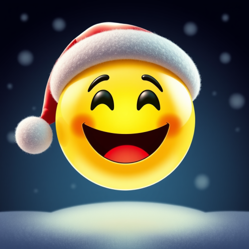 The Joyful Christmas Smiley Emojis