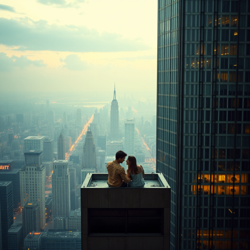 The Last Love on a Post-Apocalyptic Skyscraper