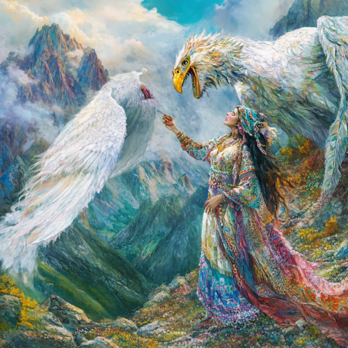 The Legend of Ushba and Tetnuldi: A Mountain Union