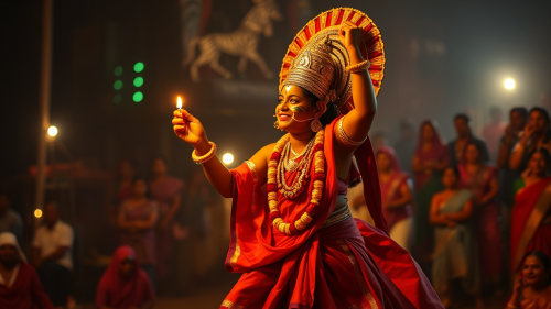 The Lord Kaliamma Performing a Dance
