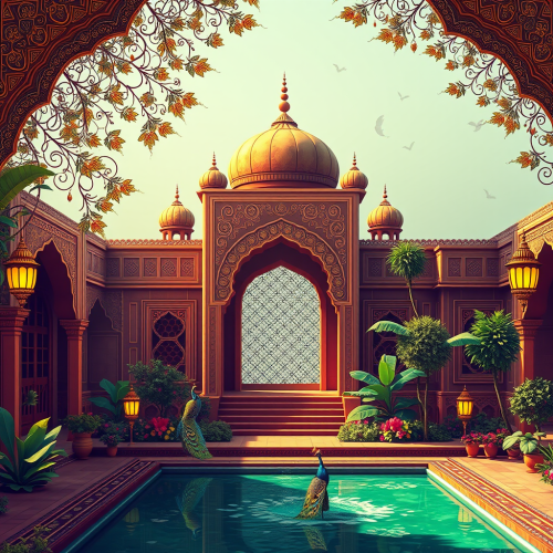The Majestic Mughal Architecture and Art Scene