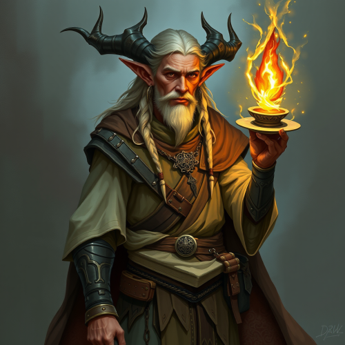 The Male Eladrin Druid DND Character