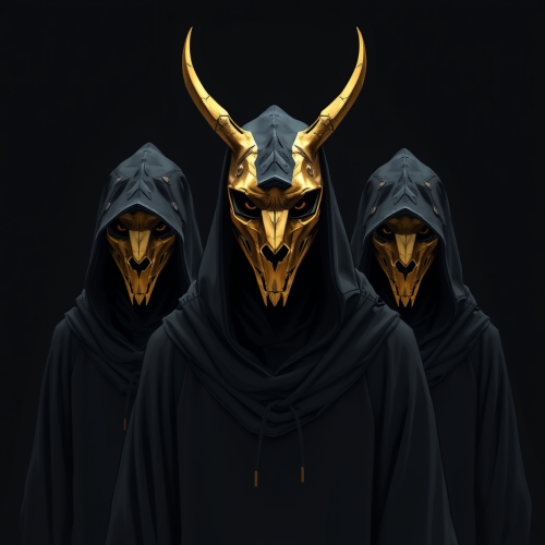 The Masked Cultist: A Dark Fantasy Art Render