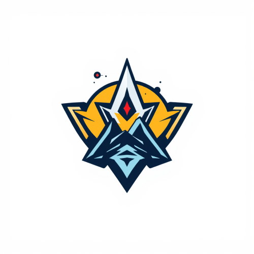 The Minimalistic Esports Team Logo in Cosmic Utopia