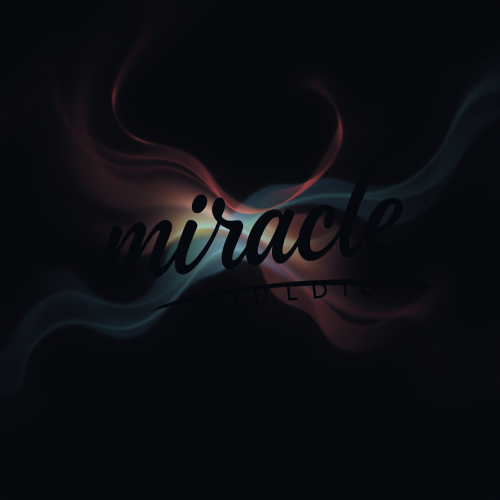 The Miracle Studios Logo in Cursive Font