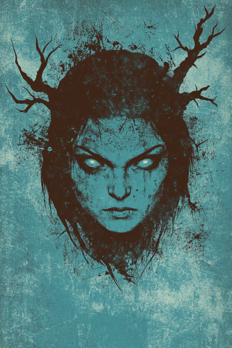 The Mystic Norn Girl Witch T-Shirt Graphic