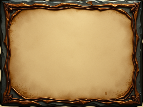 The Mystical Glow of a Fantasy Card Border