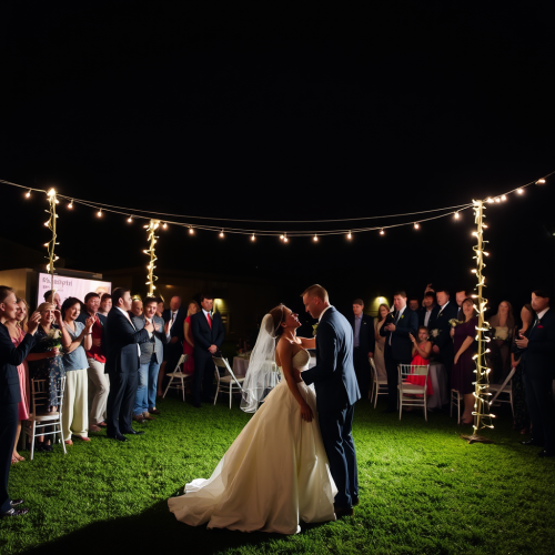 The Nighttime Wedding Ceremony