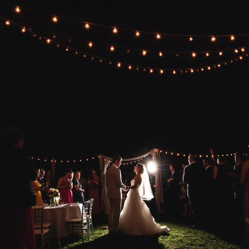 The Nighttime Wedding Ceremony