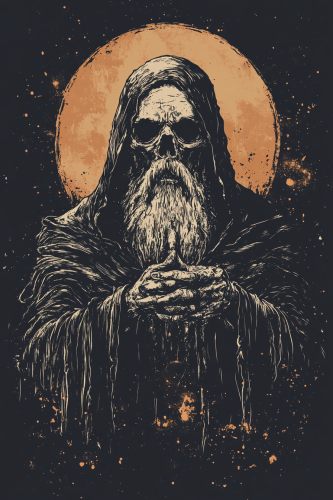 The Old Wizard's Surreal T-Shirt Graphic