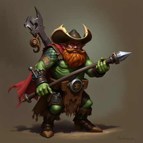 The Orc Cowboy in Dungeons and Dragons