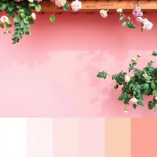 The Pastel Color Pallet Display