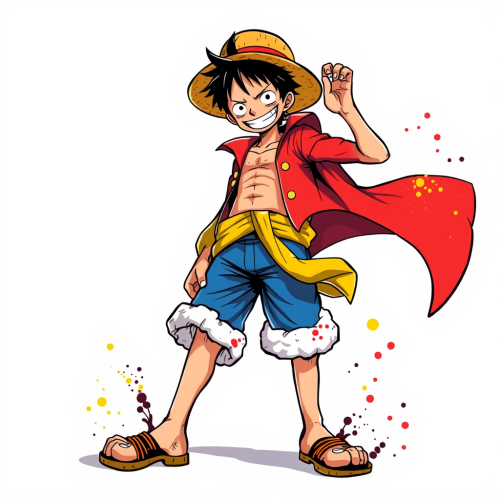 The Perfectly Designed Luffy from One Piece
