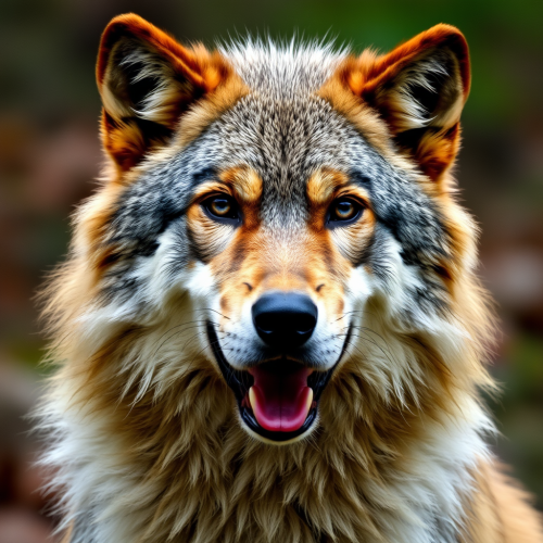 The Persian Wolf Portrait