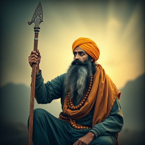 The Portrait of Baba Deep Singh