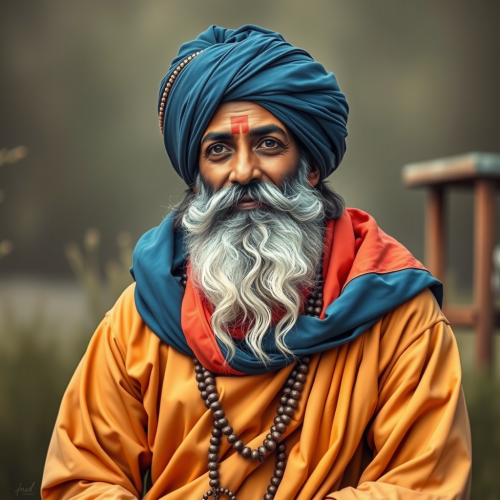 The Portrait of Baba Deep Singh