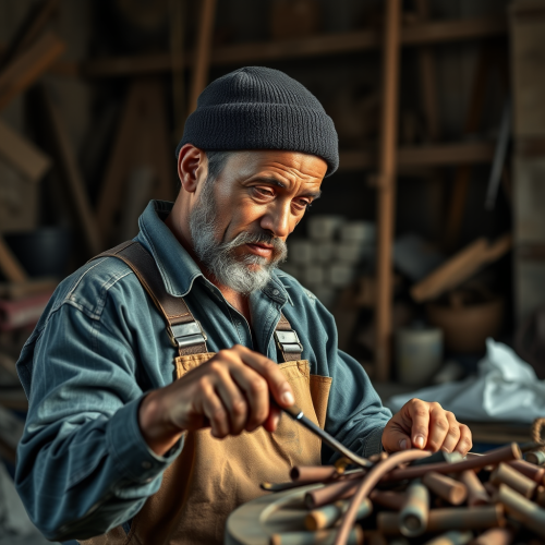 The Portrait of a Diligent Worker