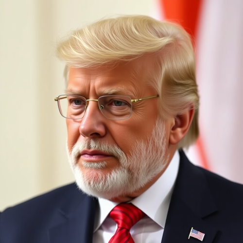 The Prime Minister with Trump's Hair Mistake