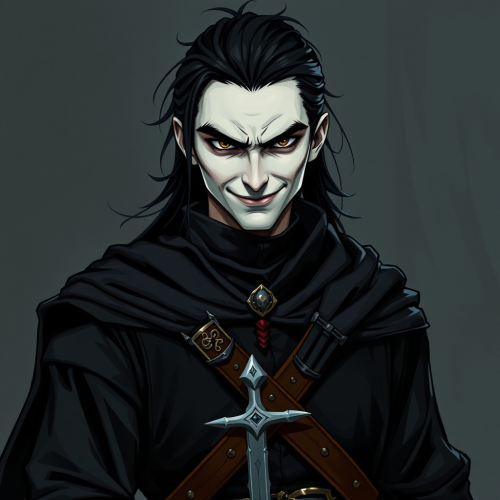 The Proud Medieval Count with Sarcastic Grin