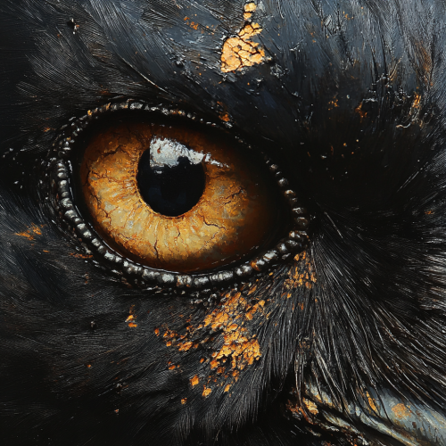 The Raven's Brooding Eye in Gothic Wasteland