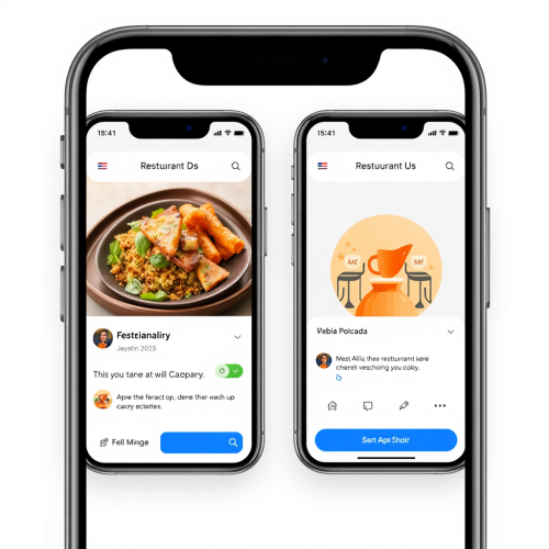 The Restaurant Ordering App Interface