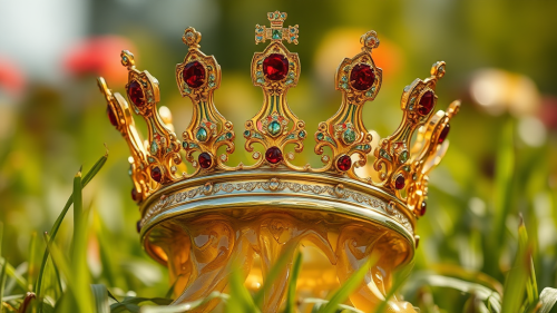 The Royal Crown Melting in Summer Heat